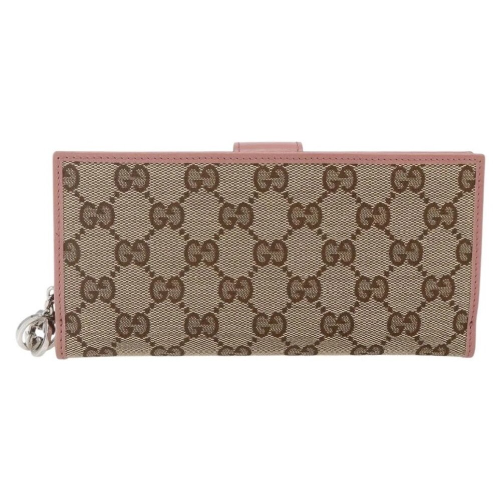 GUCCI GG Canvas Long Wallet Beige 233024 Auth - Picture 2 of 16